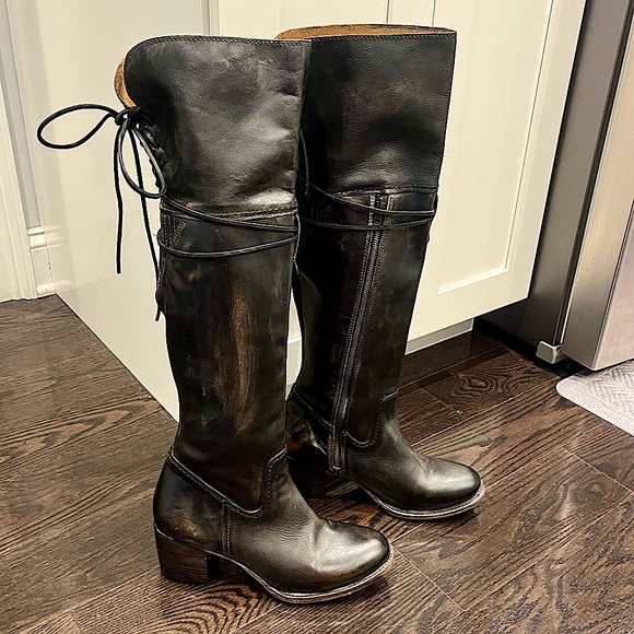 Freebird by Steven Carolina Over the Knee Leather Boots - Picture 3 of 16